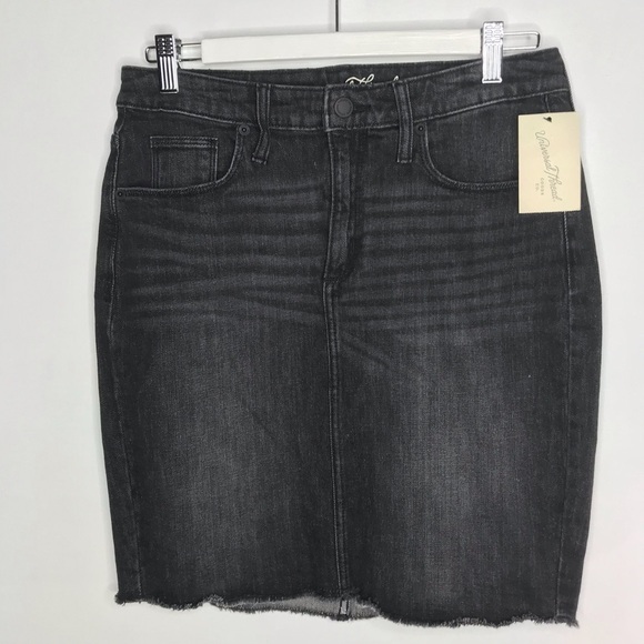NWT Slate black denim skirt sz 8 - Picture 2 of 7